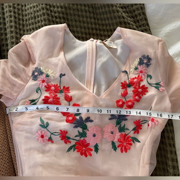 NWT Maje pink floral gown - Picture 6 of 8